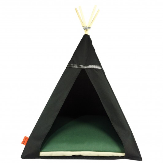 Glamour Teepee namelis-palapinė – Bottle Green Halka life nameliai 